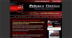 Desktop Screenshot of privacytinting.co.uk