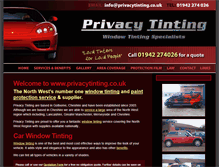 Tablet Screenshot of privacytinting.co.uk